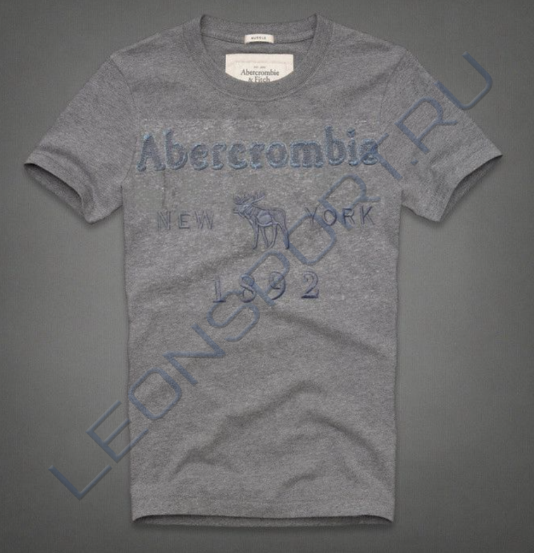Футболка A&F LOGO ELK NY 1892 SR
