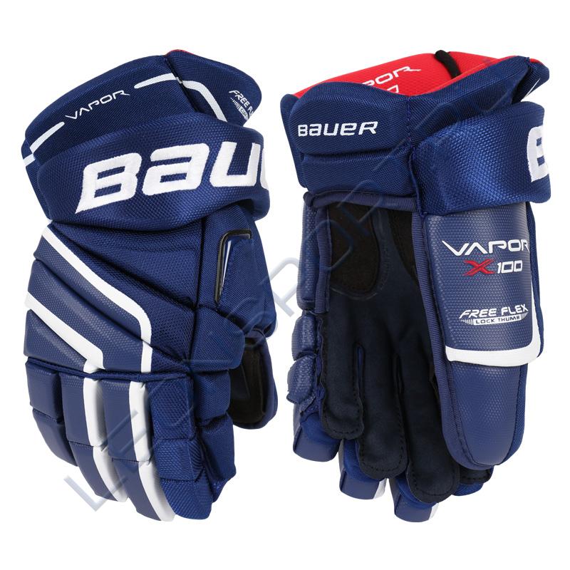Перчатки хоккейные BAUER VAPOR X100 SR MTO